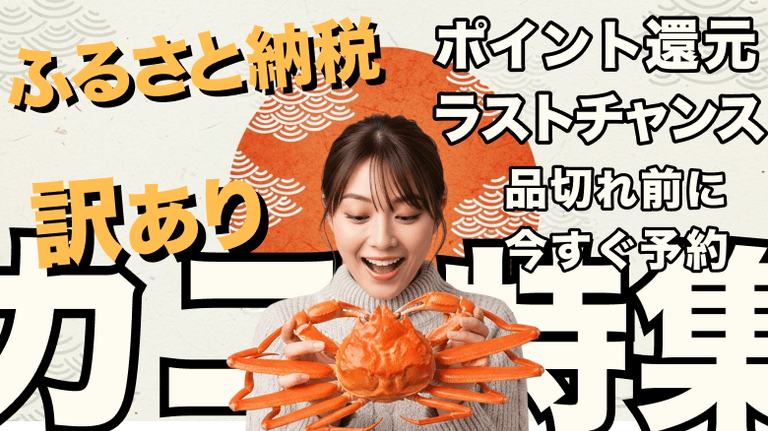 【2025年9月限定】ふるさと納税訳ありカニ特集｜ポイント還元ラストチャンス＆品切れ前に予約！